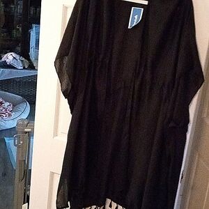 Kendall+ Kylie swimsuit cover up.